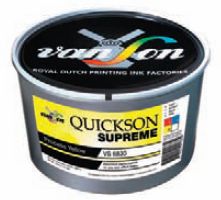 Quickson Supreme можно без проблем оставлять на ночь в красочном ящике печатной машины