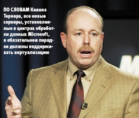По словам Кевина Тернера, все новые серверы, установленные в центрах обработки данных Microsoft, в обязательном порядке должны поддерживать виртуализацию