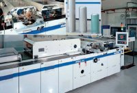 Шелкотрафаретная машина среднего формата Steinemann Hibis 104 для нанесения УФ-лаков и красок