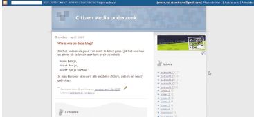 Рисунок. Опрос молодых участников проекта Citizen Media проводился через блоги, а члены старшей возрастной группы предпочитали ежедневно заполнять традиционные опросники