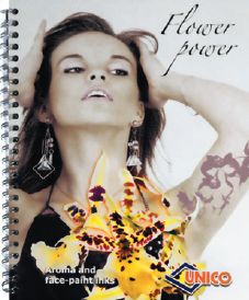 Отпечаток, сделанный красками AQ Aroma на водной основе по технологии Scratch and sniff (