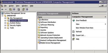 Интерфейс SCCM 2007