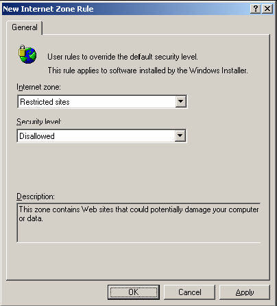 Политики ограниченного использования программ