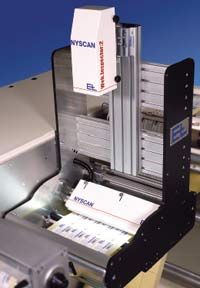 Рис.2. Система инспекции с направленным освещением на устройстве перемотки