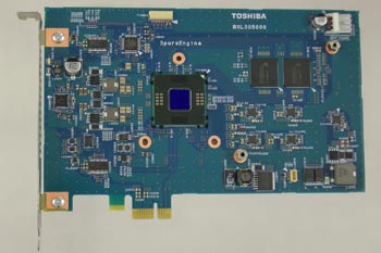 SpursEngine представляет собой сопроцессор, размещаемый в системе наряду с главным процессором и служащий для выполнения сложных вычислительных задач, связанных с обработкой графики и видео в режиме реального времени 