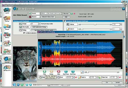 Удобный инструментарий работы со звуком, что очень важно