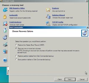 Утилита Disk Commander