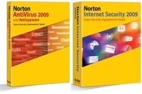 На российский рынок выпущены новые версии "персональных" продуктов Symantec - Norton Antivirus 2009 и Norton Internet Security 2009 
