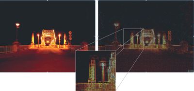 Коллаж до и после наложения эффектов