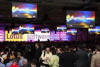 Число участников конференции Lotusphere в нынешнем году оказалось на 2% больше, чем в прошлом. Недостаточно большой рост, но любое увеличение на этом рынке сейчас воспринимается с большим воодушевлением 