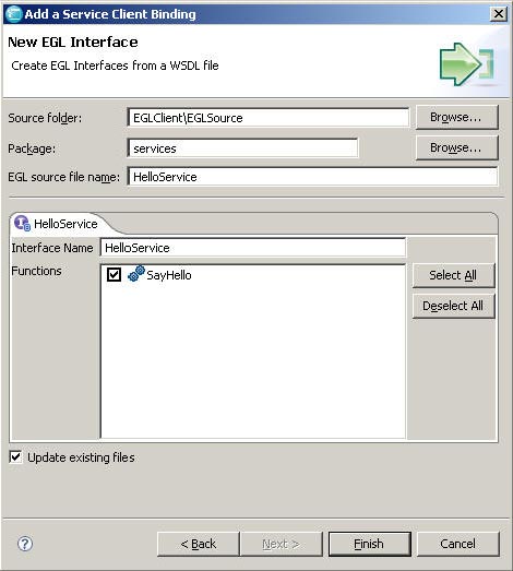 Первая программа на EGL — Web-сервис, выводящий традиционное hello, world 