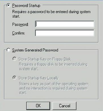 Использование SysKey