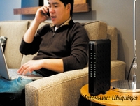 Рисунок 2. Ubiquisys представляет на рынке фемто-ячейки под логотипом ZoneGate. А другие производители, например Netgear, сотрудничают с первопроходцем в области фемто-ячеек как с OEM-партнером и продают эти решения под собственным брэндом. 