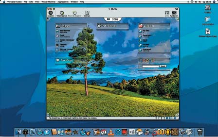 VMware Fusion позволяет запускать даже самые экзотические версии Linux. На рисунке — SymphonyOS, основанная на Ubuntu