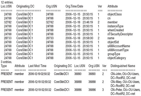 Экран 7. Статус ссылки LVR для группы с обновленными ссылками