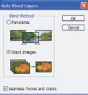 Рис. 8. Auto-Blend Layers 