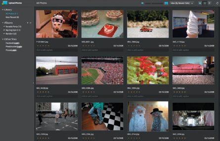Так отображаются все загруженные в Photoshop Express фото
