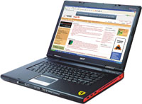 Acer Ferrari 4000 — настоящий центр развлечений