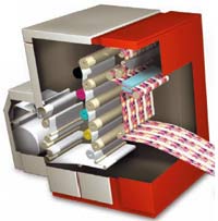 Печатные механизмы цифровой машины Xeikon