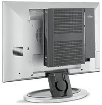 Системный блок можно прикрепить к задней стенке монитора