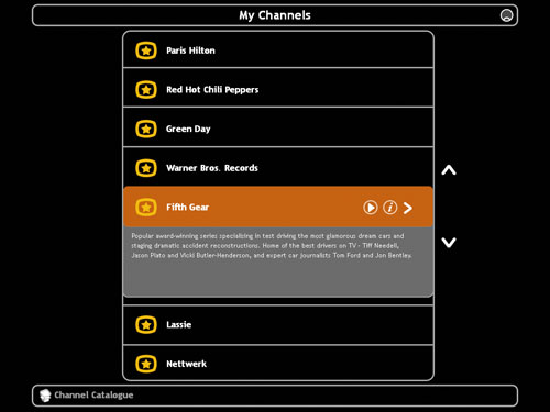 Список каналов постоянно растет