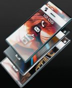 образец тонкого телефона P-Per выглядит так, словно кто-то соединил два экземпляра iPhone между собой