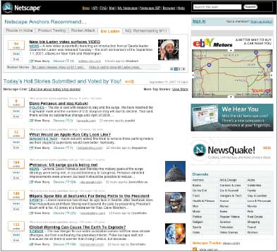 Когда Netscape.com перейдет к своему «новому старому» формату портала, сайт «социальных новостей» AOL разместит эту информацию на другом, пока еще не определенном адресе, говорится в сообщении на блоге
