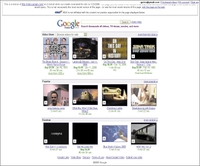 Внешний интерфейс Google Video for Business напоминает интерфейс сервиса Google Video и других сайтов, предназначенных для совместного использования видео. На странице размещены поле для задания поискового запроса, список видеофрагментов, доступных для просмотра с вашей учетной записью, а также механизм, позволяющий вам загружать на сайт свое собственное видео