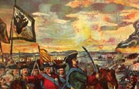 Рис. 1. Мозаика М.В. Ломоносова «Полтавская битва»