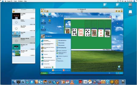 В эмуляторе Q можно запустить любую операционную систему, но скорость работы будет очень низкой
