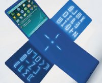 Внешняя простота Packet обманчива. Он способен раскладываться в традиционный телефон