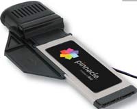 В комплекте с Pinnacle PCTV Hybrid ExpressCard поставляется специальный переходник, предназначенный для использования совместно с 54-мм отсеком ExpressCard.