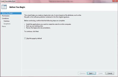 Экран 2. Создание исполняемых правил