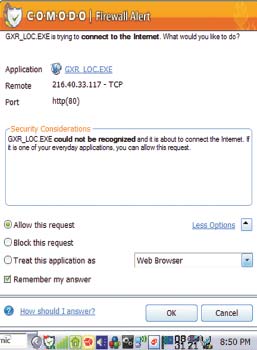 Экран 6. Интерфейс Comodo Firewall Pro