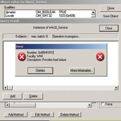 Ошибка при опросе WMI