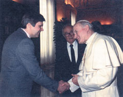 На аудиенции у понтифика