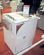 Макс. формат заготовки у Morgana CardXtra 320в470 мм, производительность до 7 лист./мин 