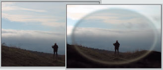 Рис. 1. Применение фильтра к виньетке