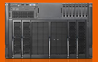 HP ProLiant DL785 G5 ориентирован на поддержку "тяжелых" корпоративных приложений и систем консолидации ресурсов 