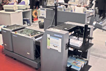 Брошюровальная линия Duplo System 2000 Digital на стенде DigiTech. 
