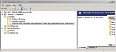 Экран 2. Узел Administrative Templates