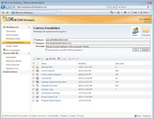 Workspace — первая итерация стратегии Microsoft в области программного обеспечения, продаваемого как услуги. Целью стратегии является объединение ее программных продуктов и сетевых сервисов
