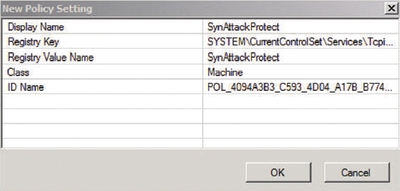 Экран 5. Новый параметр политики в создаваемом файле .admx