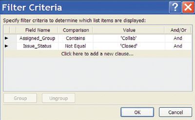 Экран 2. Фильтрация запроса для получения нужного набора записей