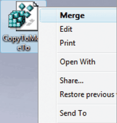 Рис. 5. Добавьте команды «Скопировать в…» и «Переместить в…», интегрировав в Реестр небольшой файл
