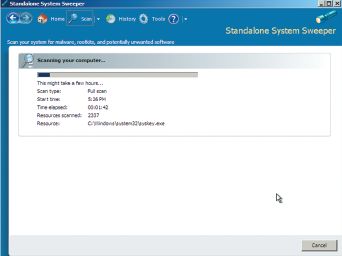 Утилита Standalone System Sweeper