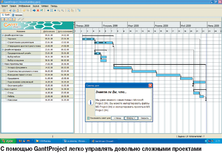 Ganttproject руководство пользователя