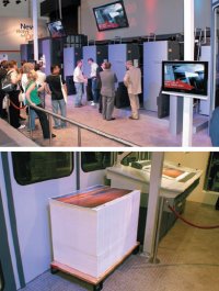 На каждой демонстрации рулонной Goss M-600 Folia был аншлаг — по завершении мало кто удержался отсоблазна потрогать свежие оттиски