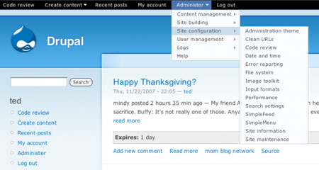 В состав версии Carbon входит ядро Drupal 6.x, три десятка основных модулей, модуль установки и разнообразная документация и многочисленные руководства по созданию сайтов 