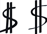 Рис. 3. Рисунки обычной и кистью-кляксой